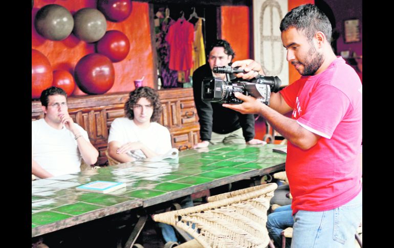 Dotados de nuevas ideas y seguridad, los jóvenes concluyeron ayer el Taller de cortometraje. M. FREYRÍA  /