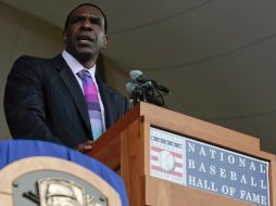 'El Halcón' Andre Dawson entró al recinto de los inmortales de Grandes Ligas como miembro de los Expos de Montreal. REUTERS  /