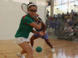 La mexicana Paola Longoria consiguió la medalla de oro. EFE  /