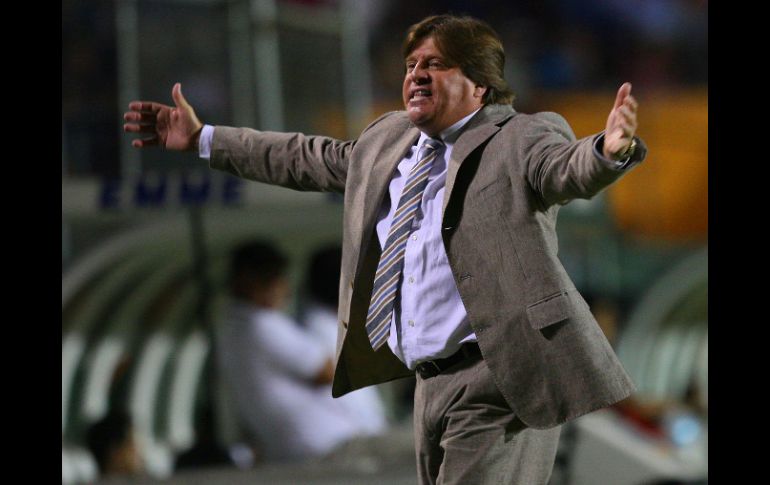 El entrenador de Estudiantes Tecos Miguel Herrera. JAMMEDIA  /