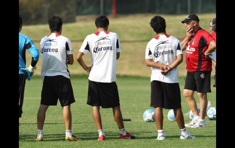 Atlas entrenó la tarde de ayer en Colomos. MEXSPORT  /