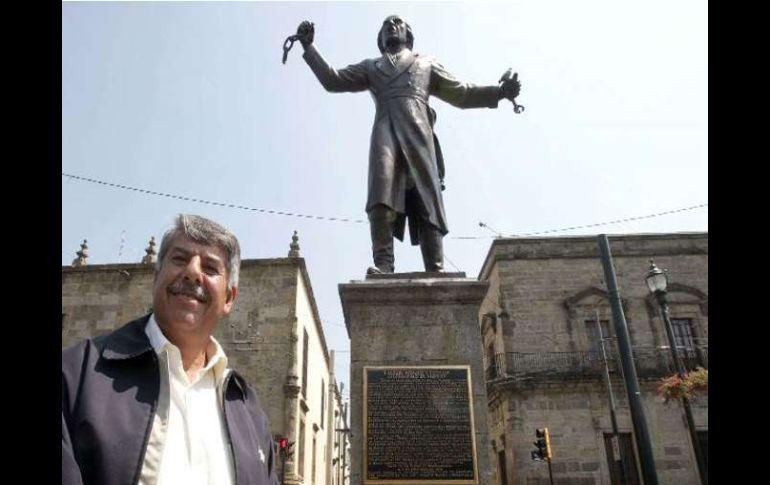 Pablo González, presidente municipal de Dolores Hidalgo, habló sobre los festejos del bicentenario. ARCHIVO  /