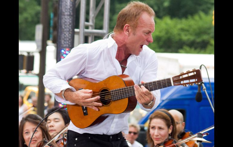 Sting esta presentando su material 'Symphonicity' de temas viejos, pero con orquesta sinfónica. AP  /