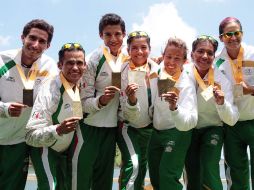 El equipo mexicano de remo colmó de oro a la delegación mexicana. CONADE  /