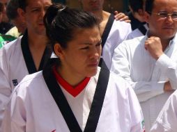 La taekwondoína María Espinoza. MEXSPORT  /