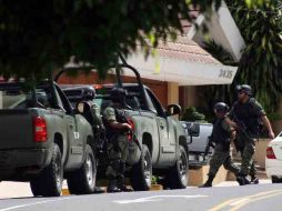 El operativo en Colinas de San Javier duró cerca de cuatro horas. A. HINOJOSA  /