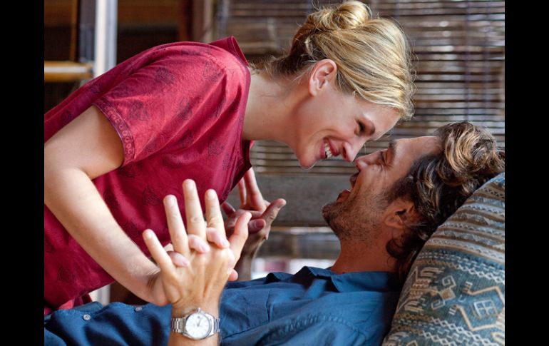 El nombre de la película donde comparten créditos se llama ''Eat Pray Love''. EFE  /