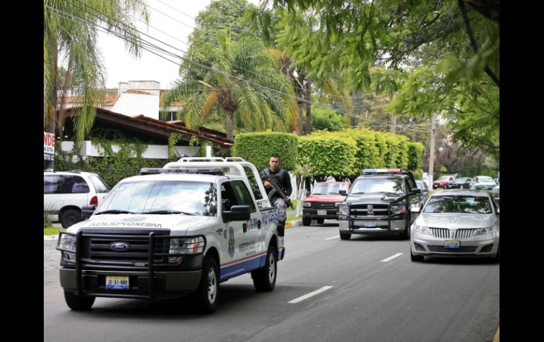 Ulises Enríquez destacó la importancia que tendrán las columnas de seguridad para evitar un incremento en actos violentos. E. PACHECO  /