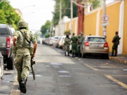 El cadáver del capo fue tradado al Semefo, en la calle Belén, en medio de un gran dispositivo de seguridad. A. GARCÍA  /