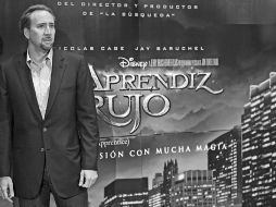 Nicolas Cage interpreta al brujo Balthazar Blake en la cinta que recién llegó a la cartelera mexicana. AFP  /