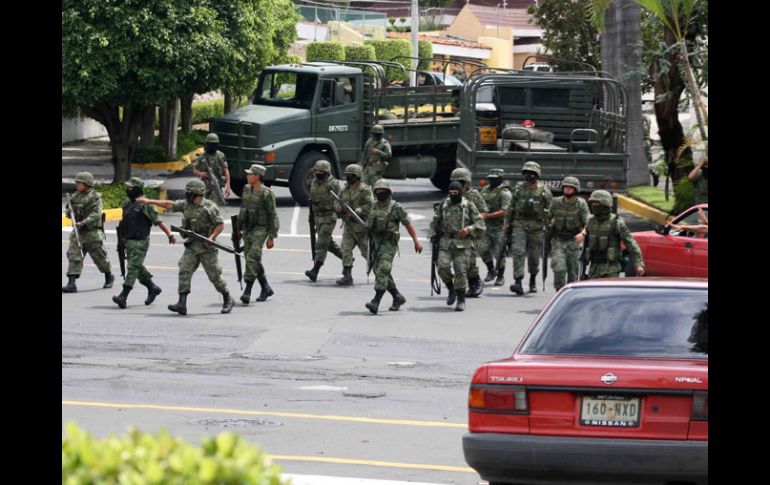 Más de 300 soldados participaron en un operativo en el que se consiguió la ejecución de ''Nacho'' Coronel. EL INFORMADOR A. HINOJOSA  /