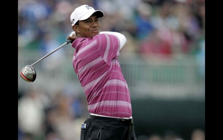 Foto de archivo de Tiger Woods, quien se posiciona en el primer lugar de la clasificación mundial. MEXSPORT  /