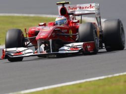 Fernando Alonso duurante la competencia para el Gran Premio de Hungría. REUTERS  /