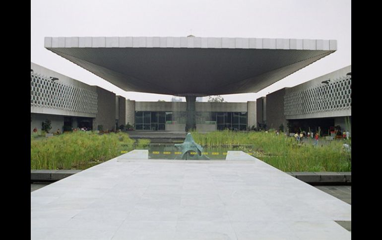 El Museo Nacional de Antropología fue diseñado por el arquitecto Pedro Ramírez Vázquez, en 1963. EL UNIVERSAL  /