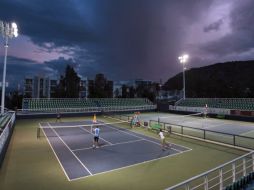 Las canchas ya están totalmente terminadas y solamente les faltan detalles de decoración. S. NUÑEZ  /