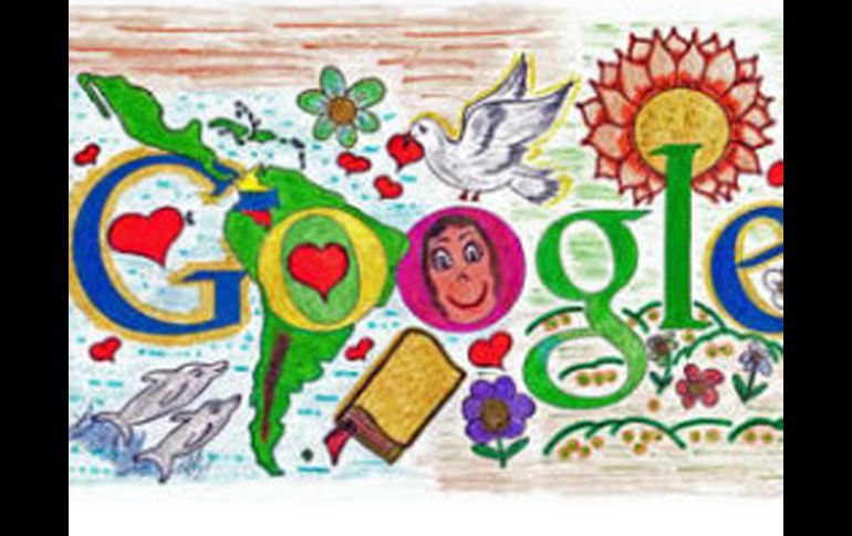 La publicación del doodle será en el portal de Google-Colombia. EL UNIVERSAL  /