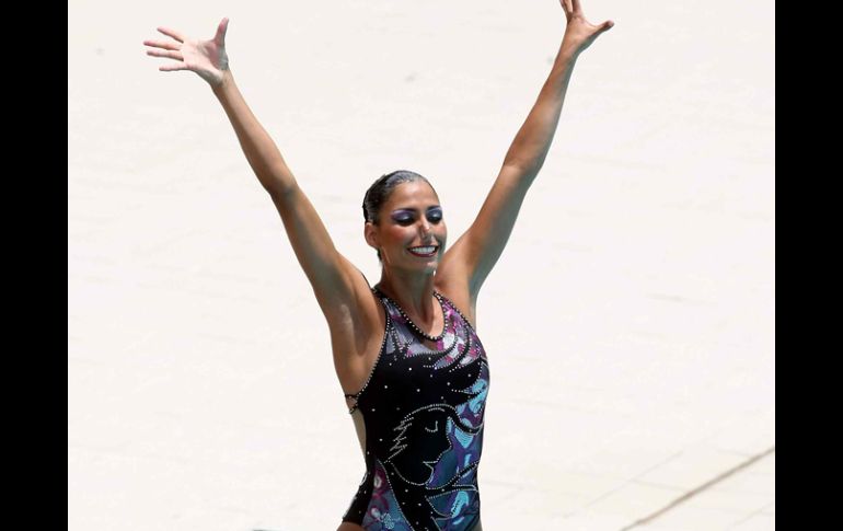 Nuria Diosdado durante su turno en el octavo día en Mayagüez. MEXSPORT  /