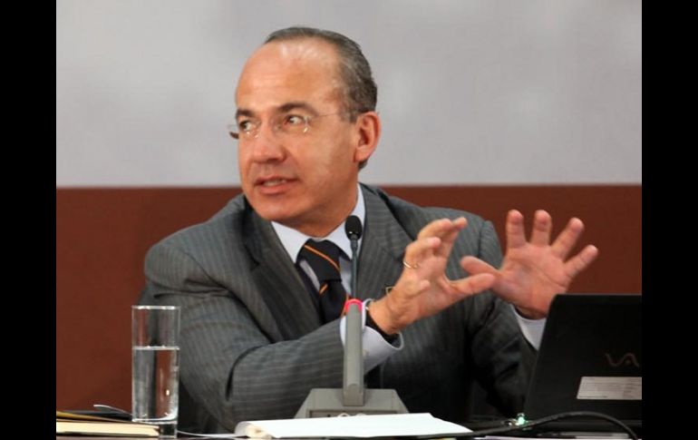 Felipe Calderón encabezó esta semana reuniones en el marco de los Diálogos por la Seguridad. NTX  /