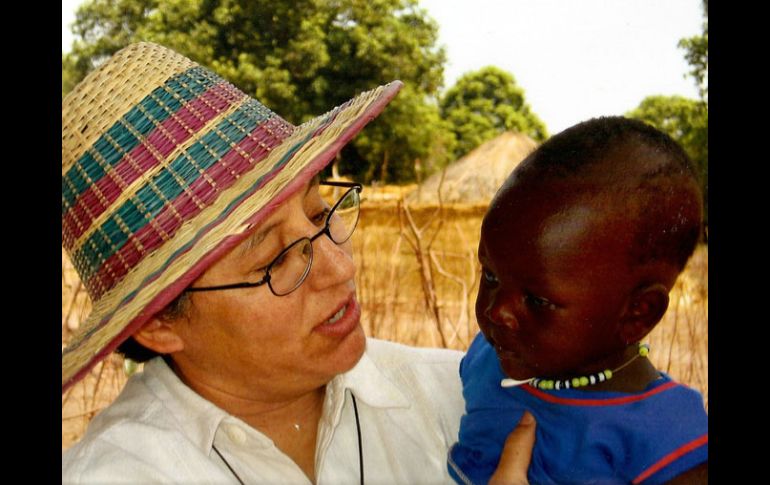 Desde hace siete años, Juanita González vive en la región del Chad, en África.ESPECIAL  /