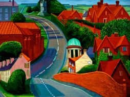 Obra de Hockney titulada ' The Road to York through Sledmere'.  HOCKNEYPICTURES.COM  /