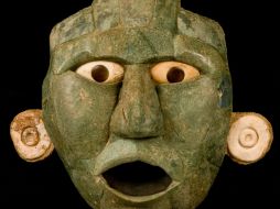 La exposición ''Rostros de la divinidad. Los mosaicos mayas de piedra verde'' está integrada por 147 piezas. EL UNIVERSAL  /