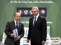 El Presidente Felipe Calderón anuncia la eliminación de miles de normas que entorpecían la gestión gubernamental. EL UNIVERSAL  /