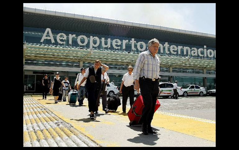 Ocho aeropuertos que tuvieron incremento en tráfico de pasajeros nacionales. INFORMADOR ARCHIVO  /