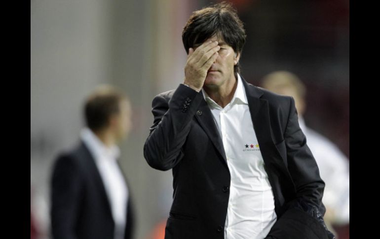 Joachim Löw lamenta el empate de la Selección alemana. AP  /