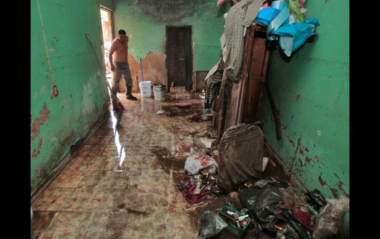 Varias familias perdieron todas sus pertenencias en una noche, tras el desbordamiento del Arroyo Grande. S. NÚÑEZ  /