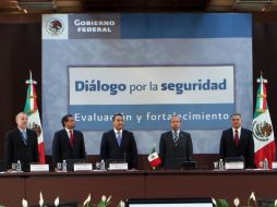 Emilio González participa en la reunión de la Conago con el Presidente Calderón. EL UNIVERSAL  /