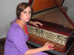 La pianista Gabriela Flores Peredo.  ESPECIAL  /