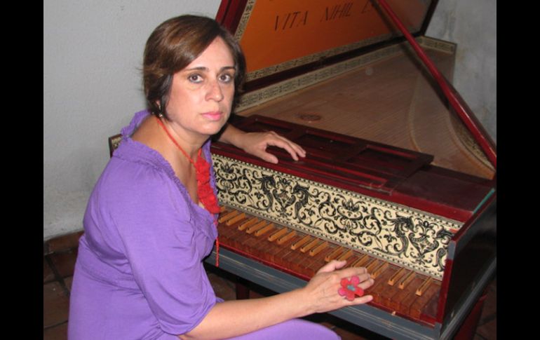 La pianista Gabriela Flores Peredo.  ESPECIAL  /