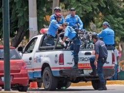 La corporación tapatía cuenta con dos mil 975 oficiales, pero existe el proyecto de aumentar a tres mil 475 policías. E. PACHECO  /