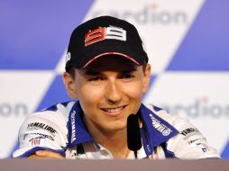 El español Jorge Lorenzo marcó el primer lugar en el primer entrenamiento. EFE  /