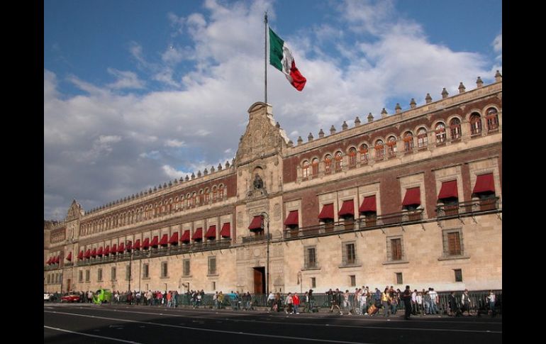 El Palacio Nacional recibirá los restos de los héroes de la Independencia. ESPECIAL  /