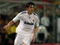 Kaká disputando un partido con su actual equipo, Real Madrid. MEXSPORT  /