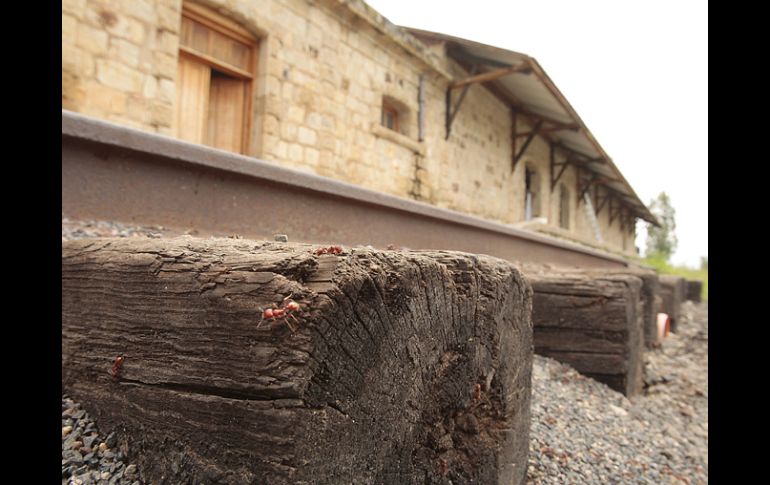 Las obras de restauración de la Estación del Tren de Ameca están casi concluidas. S. NÚÑEZ  /