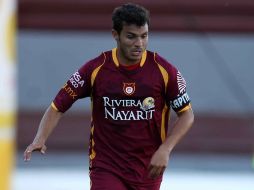 El emplumado Samuel Ochoa en el entrenamiento con  Tecos MEXSPORT  /