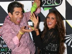 Omar Chaparro y Anahí serán los encargados de conducir la entrega de premios “Nickelodeon Kids’. EL UNIVERSAL  /