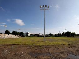 Aspecto actual de la unidad deportiva ubicada en ''La curva'', donde construirán el Estadio de Atletismo. A. CAMACHO  /