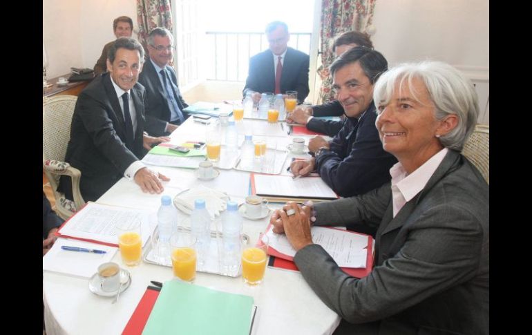 La reunión del presidente y los ministros se lleva a cabo en Fort de Brégançon, en el sureste de Francia. EFE  /