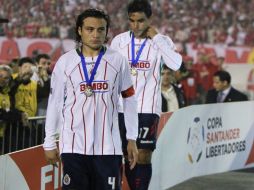 Los jugadores de Chivas se muestran tristes por no haber conquistado la Copa Libertadores. REUTERS  /