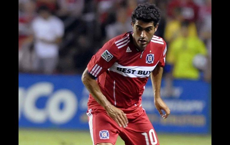 Castillo anhela tener más acción en su equipo de Chicago Fire. MEXSPORT  /