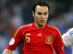 Andrés Iniesta anotó el gol con el que España se coronó en el Mundial de Sudáfrica 2010. MEXSPORT  /