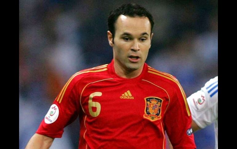 Andrés Iniesta anotó el gol con el que España se coronó en el Mundial de Sudáfrica 2010. MEXSPORT  /