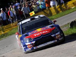 Sebastien Loeb durante el Rally en Alemania donde consiguió la victoria. EFE  /