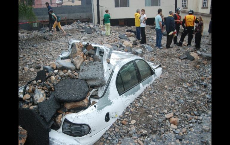 En junio pasado, las tormentas e inundaciones afectaron a los estados de Nuevo León y Tamaulipas. EFE  /