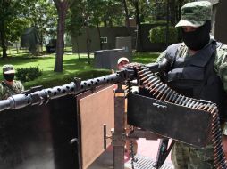 En el lugar, los militares encontraron estacionada una camioneta Toyota blanca con caja de acero. SUN  /