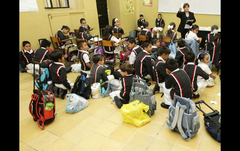 Inauguración del Ciclo Escolar que se llevó a cabo en la primaria “Manuel M. Diéguez”. A. CAMACHO  /