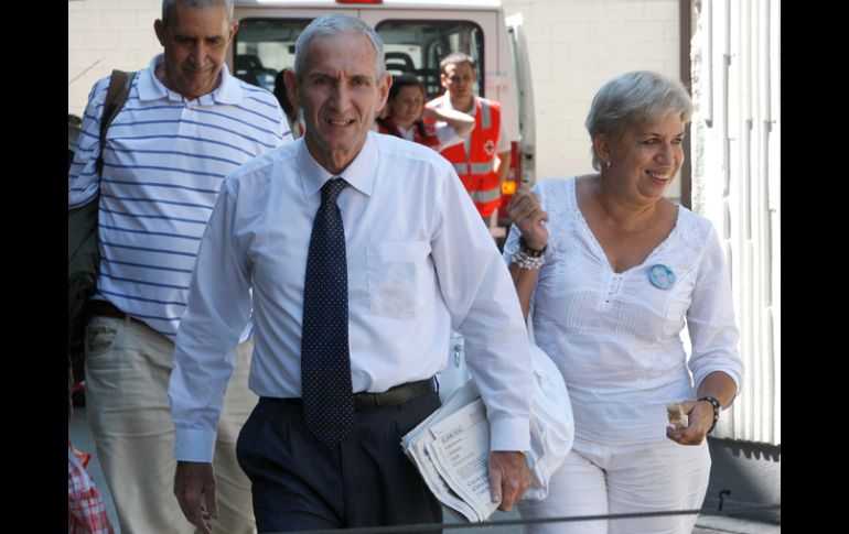 La semana pasada el disidente Juan Adolfo Fernández Saínz arribó a Madrid. EFE  /